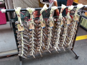 廣藏市場裡的魚乾，也很有裝置藝術味兒。